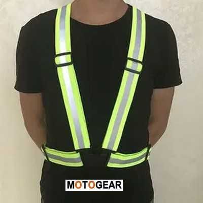 NOWE!! Szelki Odblaskowe Kamizelka Odblaskowa Motor Rower rolki