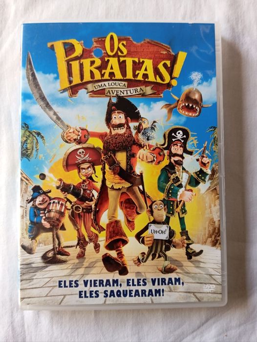 DVD Os Piratas Uma Louca Aventura