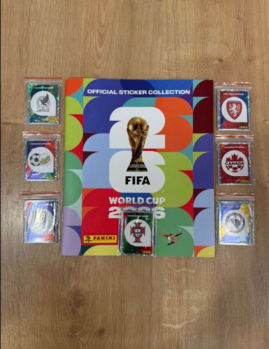 panini album colecao completa nao colada fifa world cup 2026