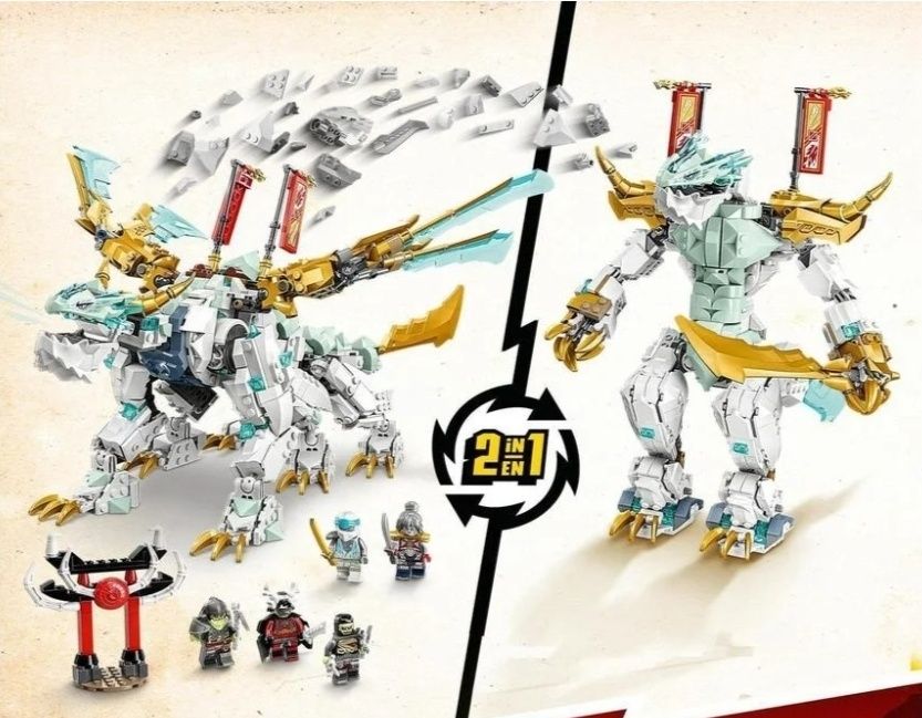 Lego NINJAGO 71786 Dragao de Gelo