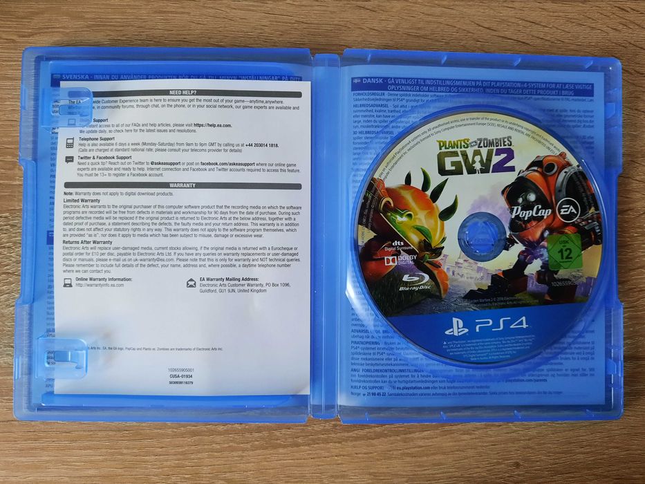 Plants vs Zombies 2 PS4 (stan 6/6)