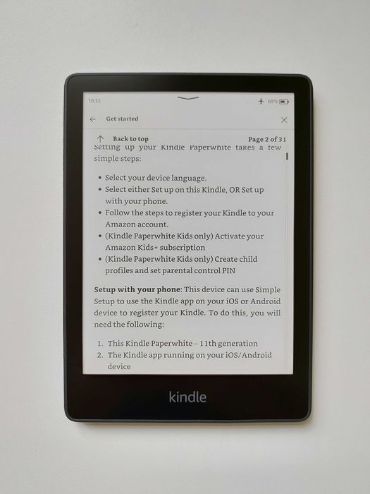 Kindle Paperwhite 11 6.8" екран "тепла" підсв fb2 всі формт аудіо ігри