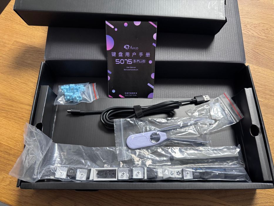 Klawiatura Akko 5075B Plus-S V3 Pro Cream Blue