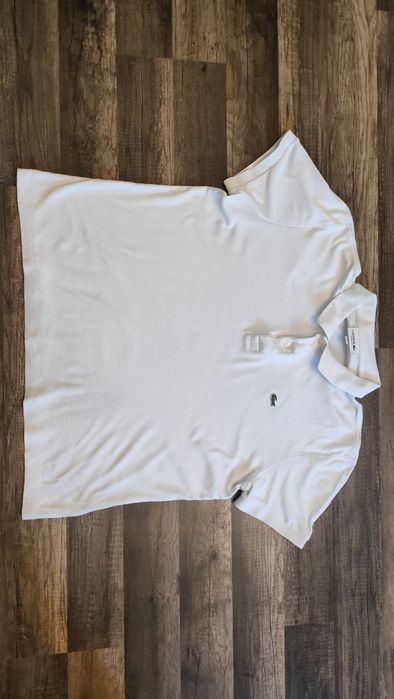 klasyczna, biała koszulka polo LACOSTE regular fit M/L
