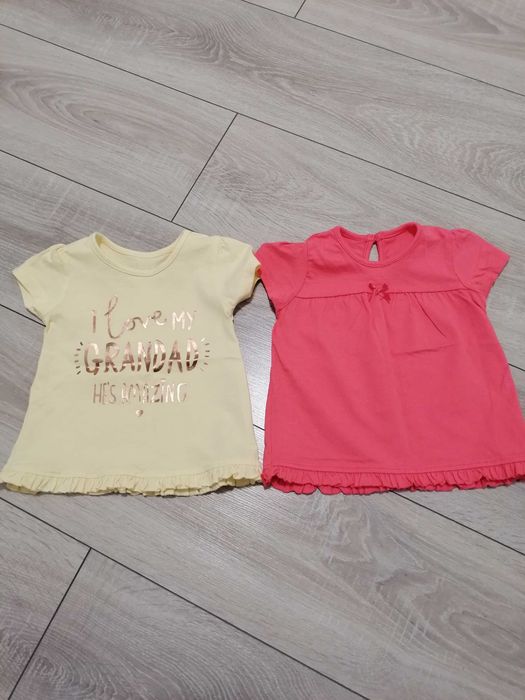 T-shirt koszulki George 62-68. Nowe bez metki. Śliczne