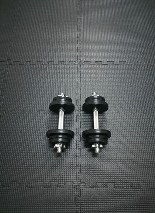 Hantle zeliwne regulowane 10,5kg x2