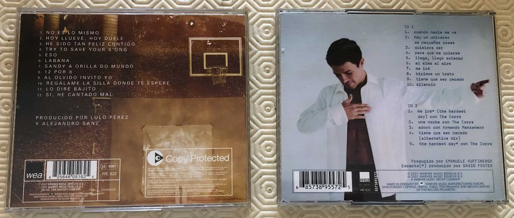CD Alejandro Sanz - 2 CDs