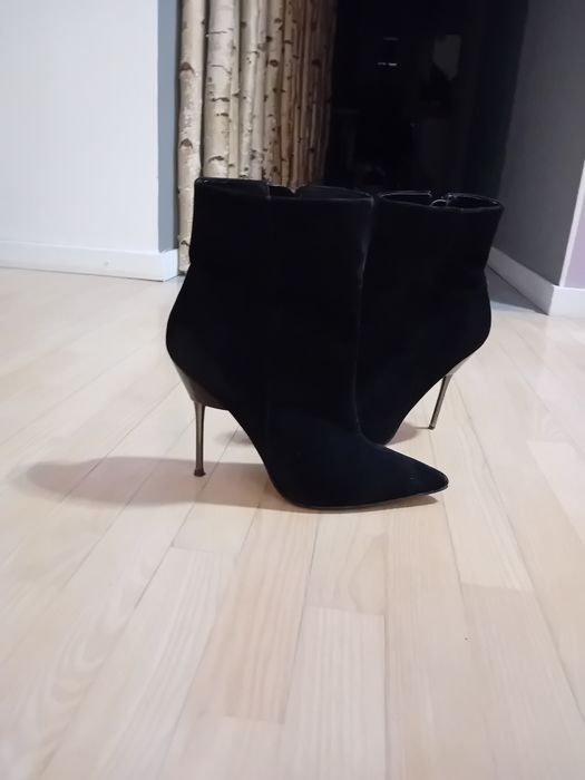 Botki damskie eleganckie modne stylowe 39