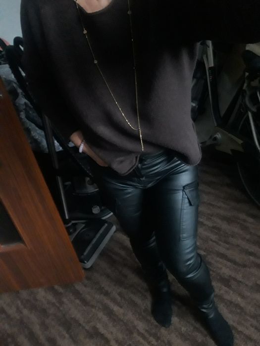 Spodnie damskie rurki bojówki Sinsay M/L