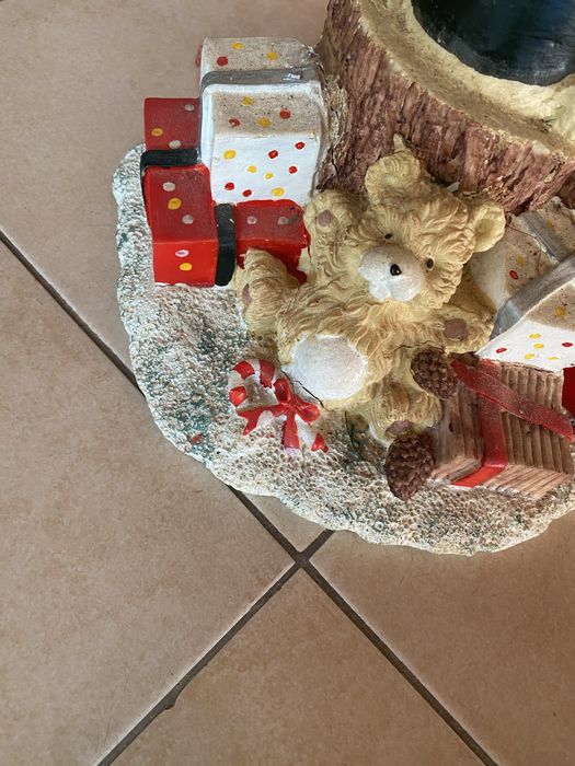 Suporte decorativo para arvore de natal (com rachadura)