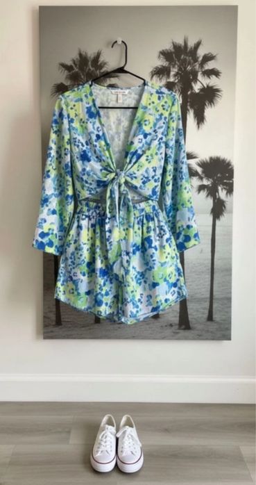 Blusa r calcao florido