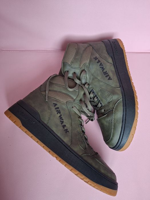 Męskie buty Airwalk (Oliwkowy) wysokie - Rozmiar 43
