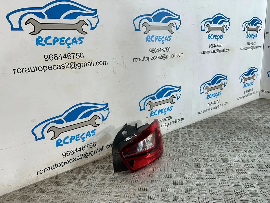 Conjunto Farolins Led Tras Traseiro Direito Esquerdo Seat Ibiza 6J