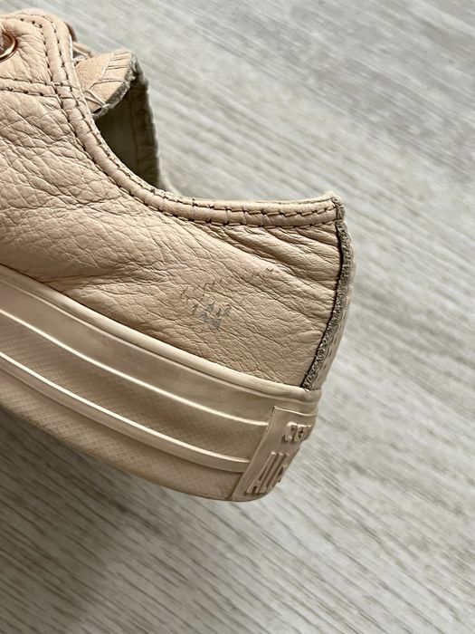 Converse skorzane rozmiar 35 pudrowy roz