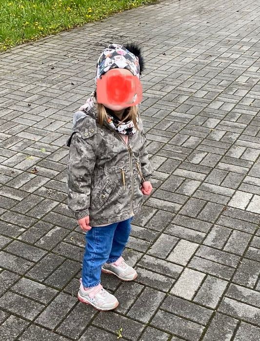 Dziewczęca kurteczka wiosenna z H&M 98cm