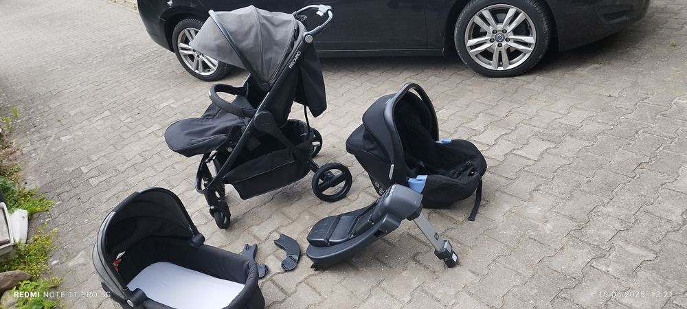 Wózek Recaro cały zestaw. Czytaj opis !!!.