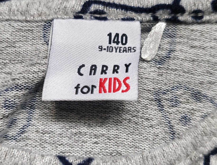 Sukienka Carry, sukieneczka, r.140 (9-10 lat), szara, rozciągliwa