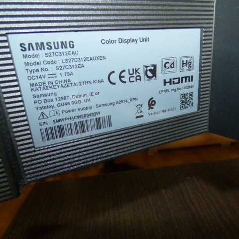 Monitor SAMSUNG  27cali