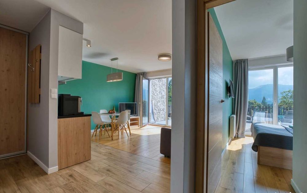 Apartament z tarasem i pięknym widokiem