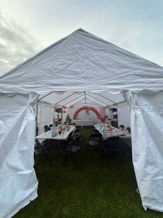 Kompletny Zestaw Imprezowy: Namiot 4x8m z Ogrzewaniem Wolne Terminy