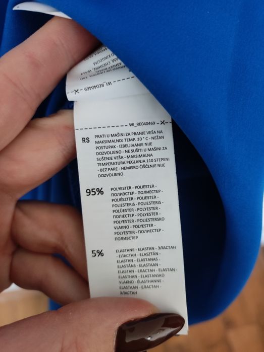 Niebieska sukienka midi Reserved r. S/36