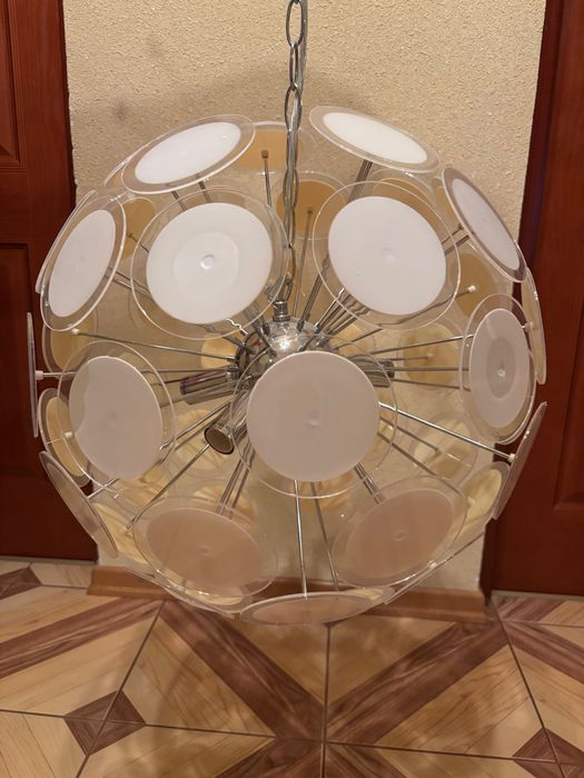 Komplet lamp sufitowych 2 szt. -designerski model kulisty