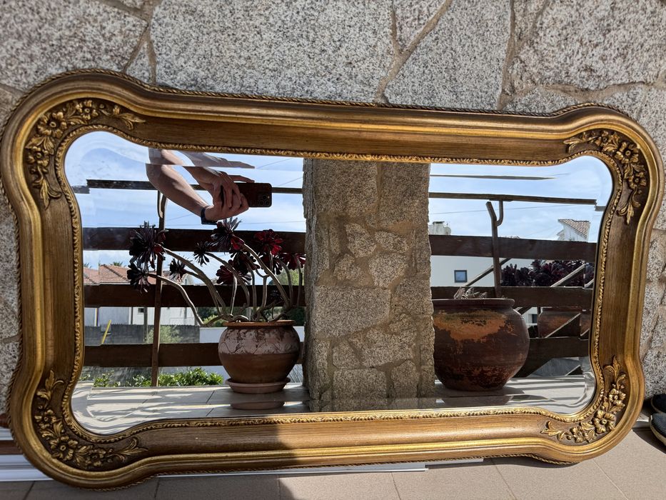 Espelho com moldura - antigo64741090459137121