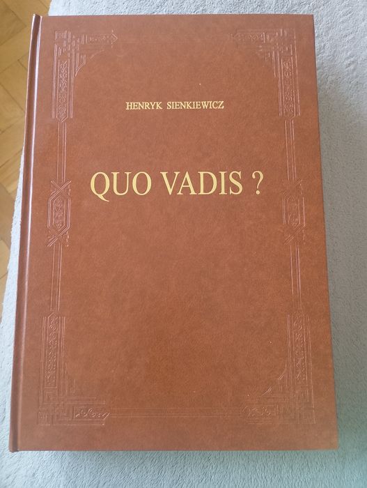 Książka edycja limitowana wydanie specjalne Quo vadis