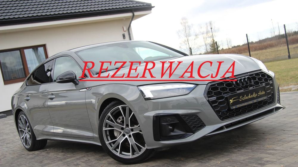 Audi A5 Sportback Shadow Line Nordo GREY Bezwypadkowy