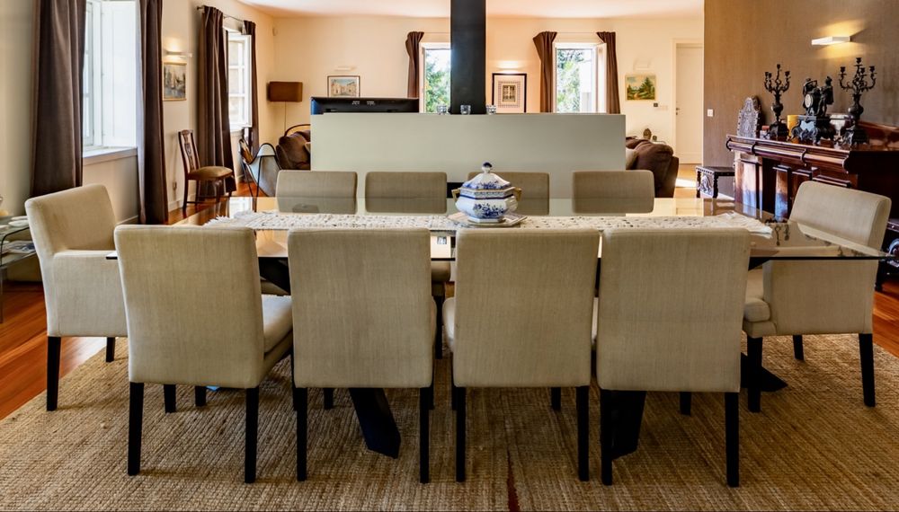 Conjunto de 10 cadeiras de jantar