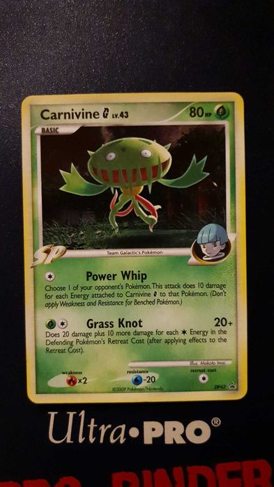 2009 Pokemon TCG Carnivine SP Cosmos Holo DP42 Black Star Promo English Card