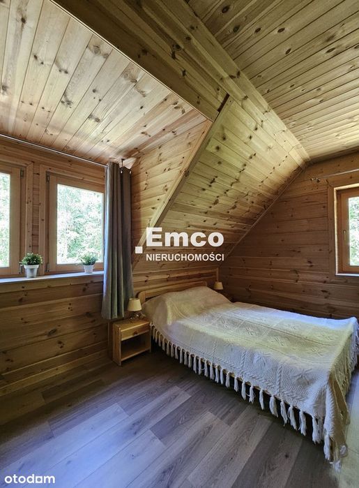 Klimatyczny dom 187 m2, na pięknej, zalesionej działce 5000 m2