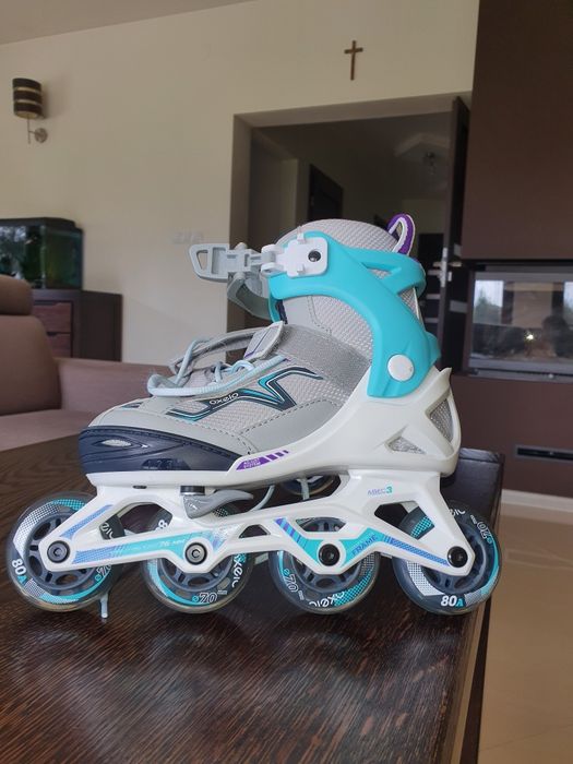 Rolki Oxelo stan bardzo dobry +kask +komplet ochraniaczy