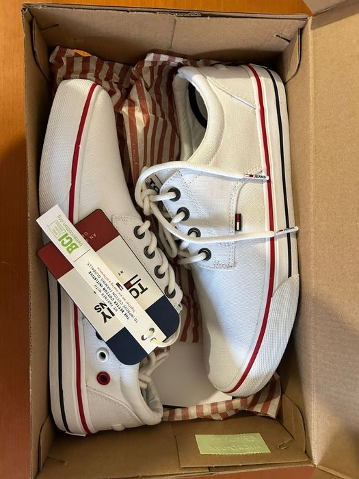 Sapatilhas brancas novas Tommy Jeans Homem