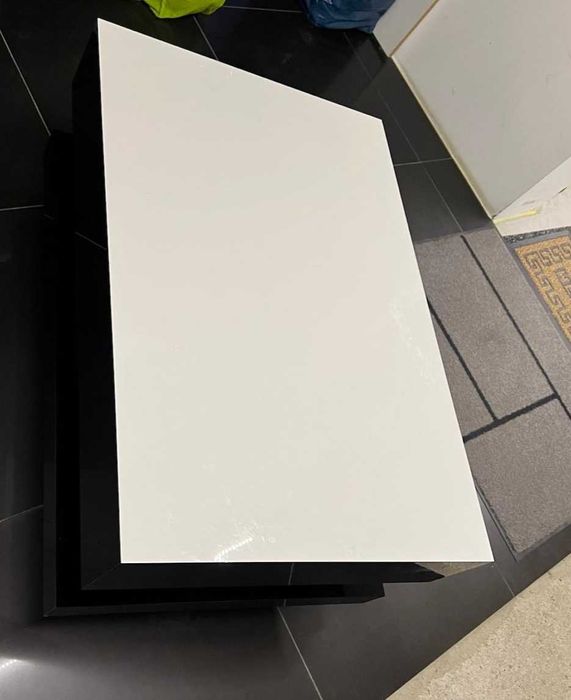 Ława ( stolik kawowy) czarno biały