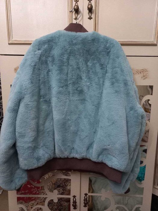 Двостороння куртка-бомбер-шубка Rino&Pelle р.М оверсайз
нова