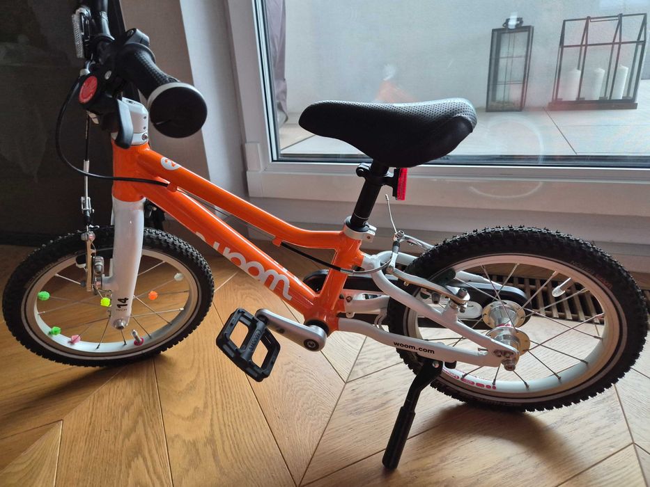 Rowerek Woom 2, pomarańczowy, użytkowany przez jedno dziecko Toruń • OLX.pl
