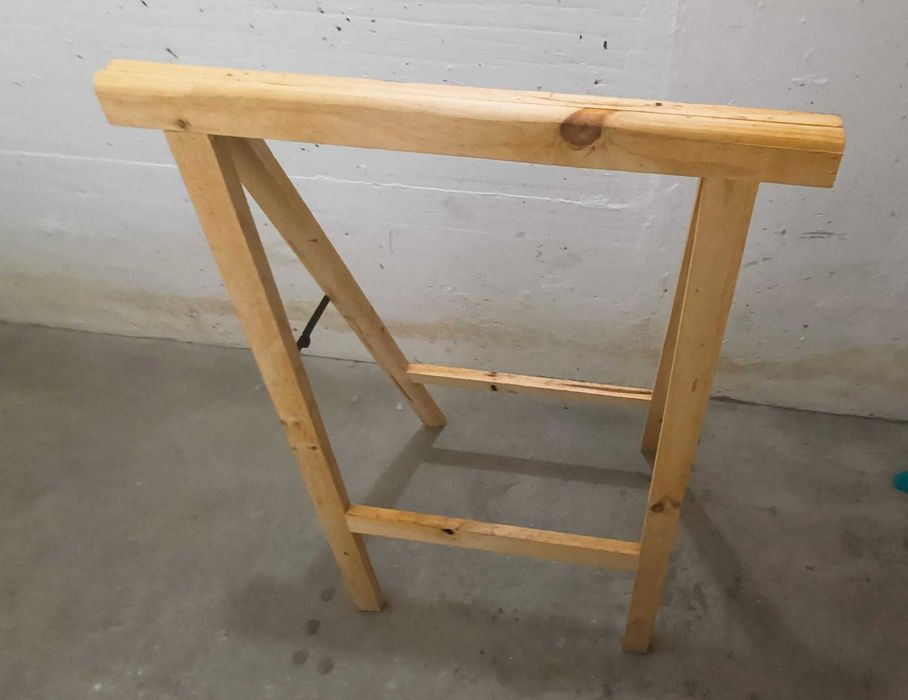 Desk with Glass Top and Trestles64730208829186120