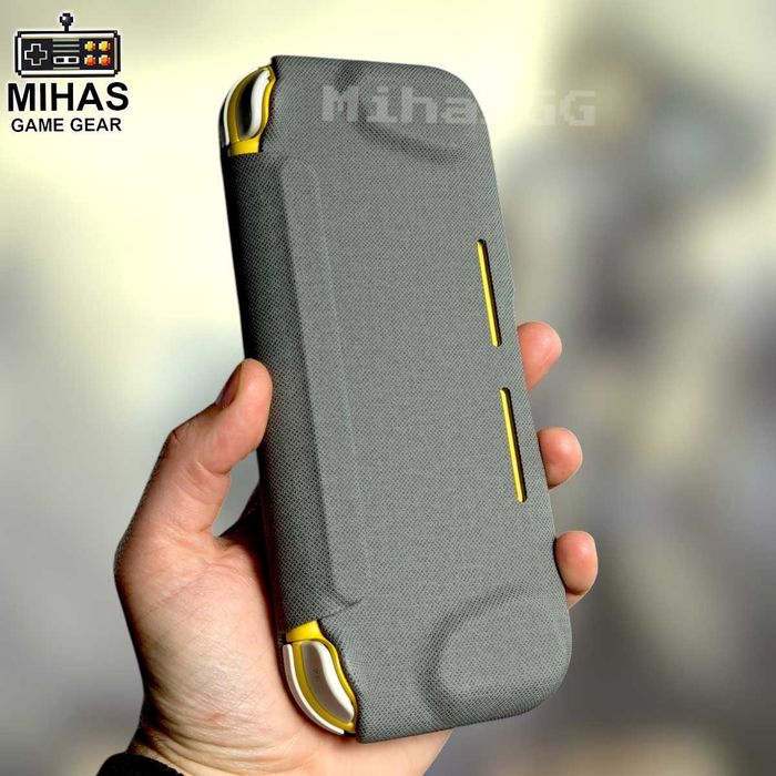 Набір 3в1 Чохол магнітний Nintendo Switch Lite фліп, скло, стіки