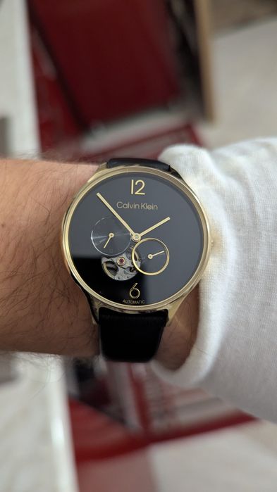 Часы женские Calvin Klein automatic скелетон, годинник жіночий