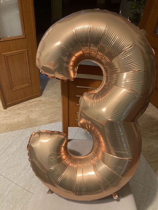 Balões de aniversário 1 e 3
