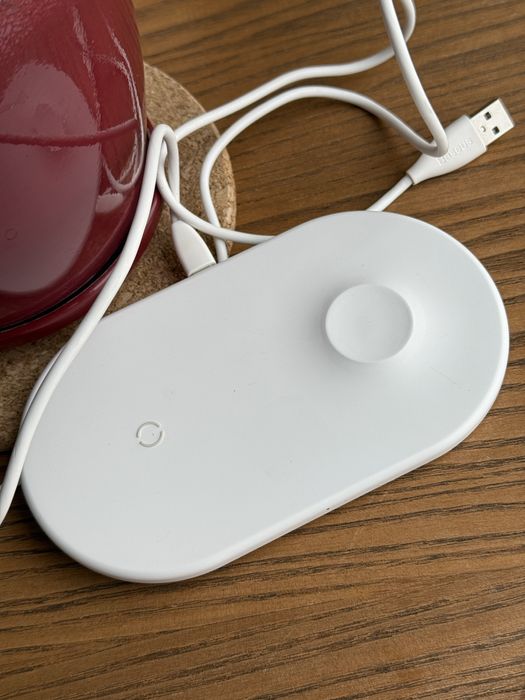 Бездротова зарядка baseus smart 2 in 1 wireless charger