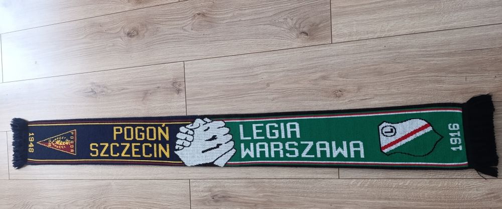 Szal byłej zgody Pogoń Szczecin Legia Warszawa