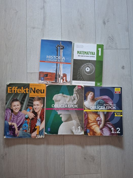 Książki do liceum i technikum klasa 1,2