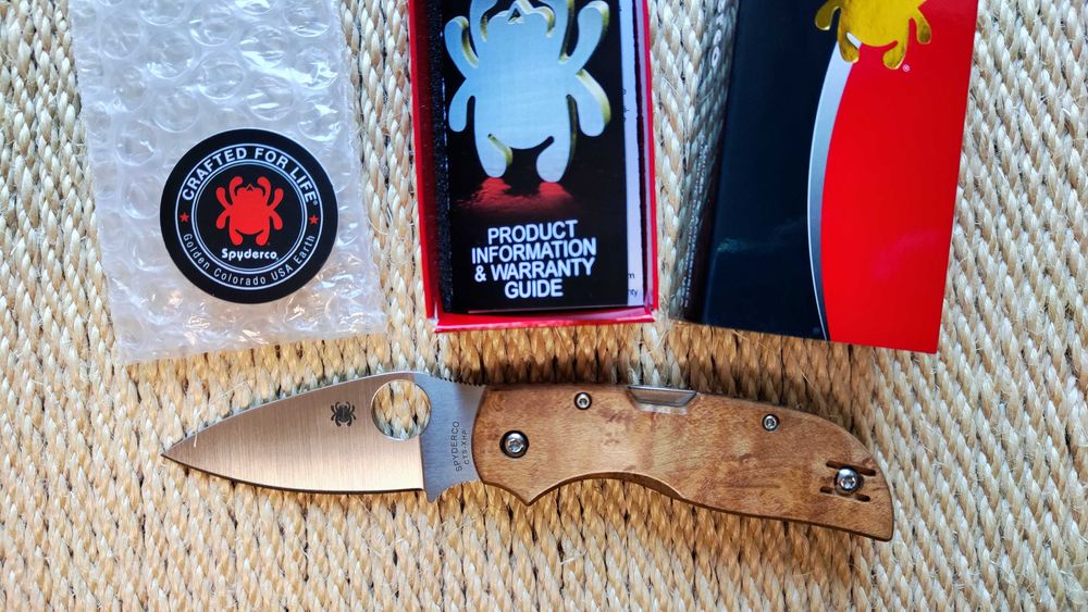 Spyderco Chaparral Birdseye Maple CTS-XHP