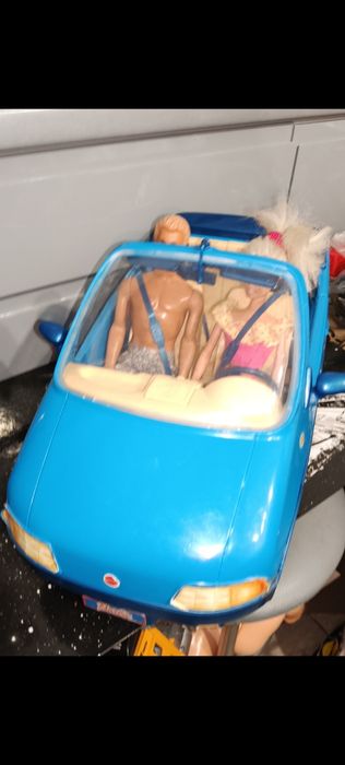 Stary samochód Barbie kabriolet z 1999 roku Mattel en plastic collecti