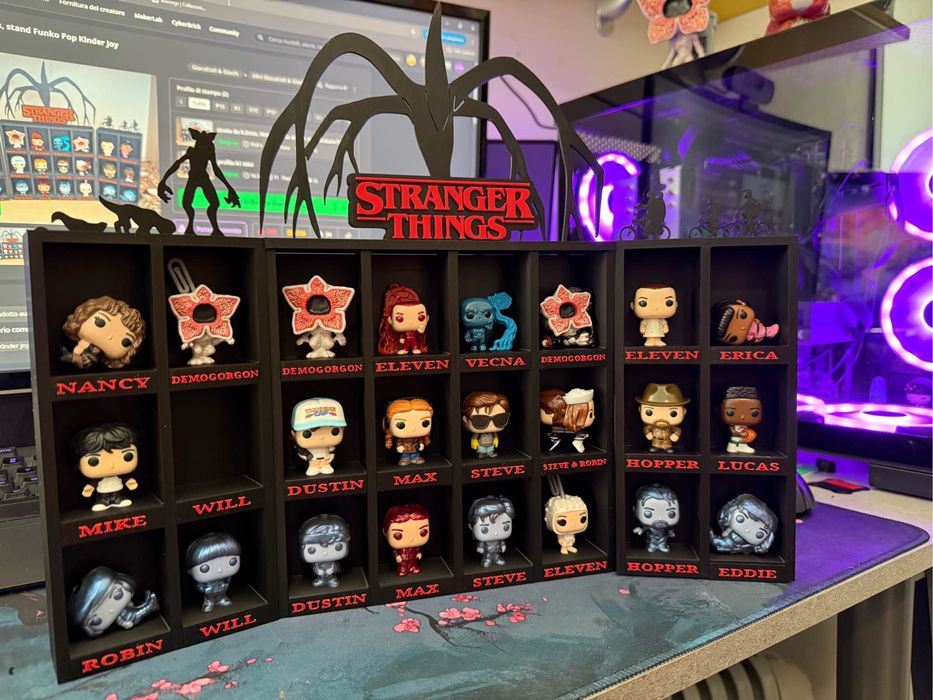 Підставка під фігурки Stranger things дивні дива