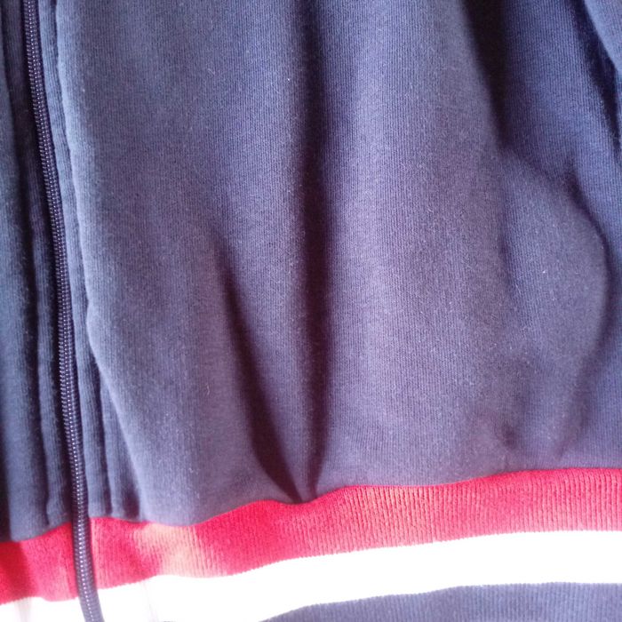 Bluza granatowa na zamek, polar