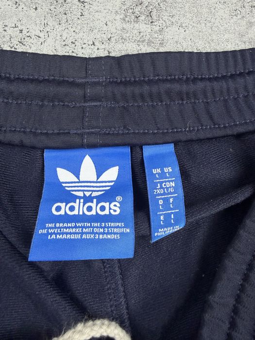 Dresy adidas granatowe rozmiar L szerokie piekne