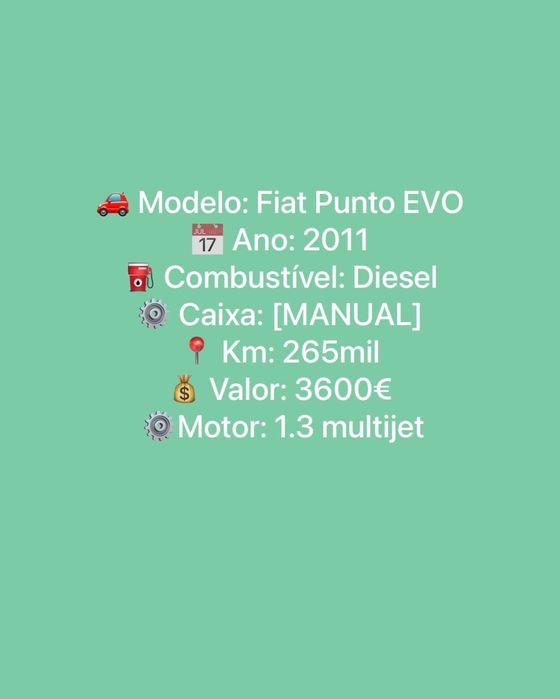 Fiat Punto EVO.